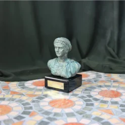 Bronzierte Büste Kaiser Tiberius