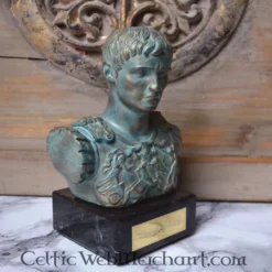 Büste Augustus Prima Porta Bronze -Mittelalter Welt bueste augustus prima porta bronze 4