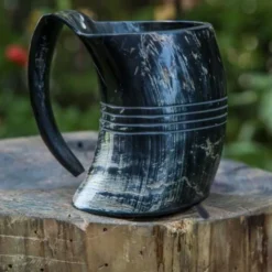 Epic Armoury Horn Tasse Shetland, Dunkel -Mittelalter Welt horn tasse shetland dunkel 2