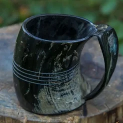 Epic Armoury Horn Tasse Shetland, Dunkel -Mittelalter Welt horn tasse shetland dunkel 3