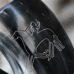 Deepeeka Hornbecher, Odin Mit Sleipnir -Mittelalter Welt hornbecher odin mit sleipnir 2