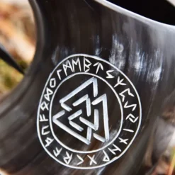 Deepeeka Hornbecher, Valknuss -Mittelalter Welt hornbecher valknuss 3