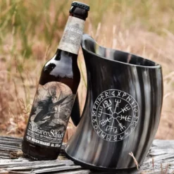 Deepeeka Hornbecher, Vegvisir -Mittelalter Welt hornbecher vegvisir 2