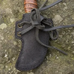 Epic Armoury LARP Abdecker Messer Mit Halter, Schwarz -Mittelalter Welt larp abdecker messer mit halter schwarz 1