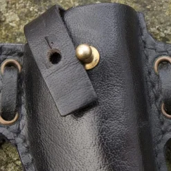 Epic Armoury LARP Abdecker Messer Mit Halter, Schwarz -Mittelalter Welt larp abdecker messer mit halter schwarz 2