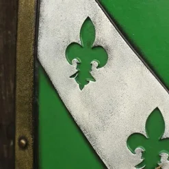 Epic Armoury LARP Lion Schild Grün / Schwarz / Weiß -Mittelalter Welt larp lion schild gruen schwarz weiss 3