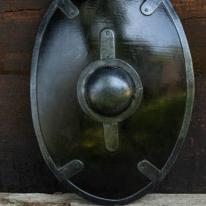 Epic Armoury LARP Schwarz Auxiliae Schild 1 Epic Armoury LARP Schwarz Auxiliae Schild