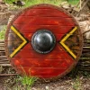 Epic Armoury LARP Shield Thegn, Rot, 70 Cm