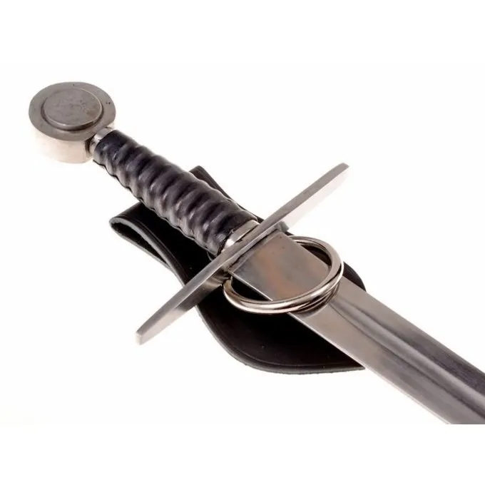 Lederwaffenhalter Für Gürtel, Knotenmotiv, Schwarz 3 Lederwaffenhalter Für Gürtel, Knotenmotiv, Schwarz – Bild 3