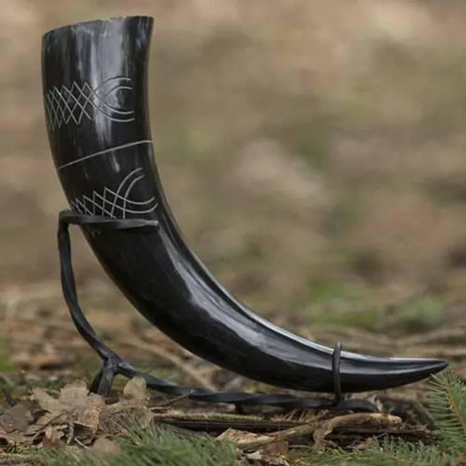 Epic Armoury Trinkhorn Druide 0,5L, Dunkel 2 Epic Armoury Trinkhorn Druide 0,5L, Dunkel – Bild 2