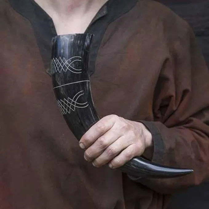 Epic Armoury Trinkhorn Druide 0,5L, Dunkel 1 Epic Armoury Trinkhorn Druide 0,5L, Dunkel