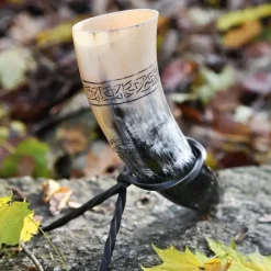 Deepeeka Trinkhorn Fenrir Wolf -Mittelalter Welt trinkhorn fenrir wolf 2