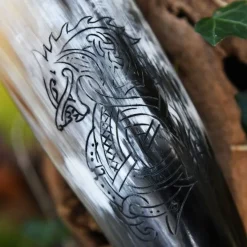Deepeeka Trinkhorn Fenrir Wolf -Mittelalter Welt trinkhorn fenrir wolf 4