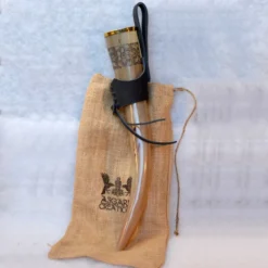 Windlass Steelcrafts Trinkhorn Freya Mit Lederhalter -Mittelalter Welt trinkhorn freya mit lederhalter 2