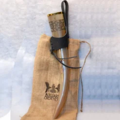Windlass Steelcrafts Trinkhorn Freya Mit Lederhalter -Mittelalter Welt trinkhorn freya mit lederhalter 4