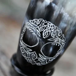 Deepeeka Trinkhorn Yggdrasil -Mittelalter Welt trinkhorn yggdrasil 3