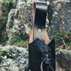 Leonardo Carbone Trinkhornhalter Thorhammer, Schwarz