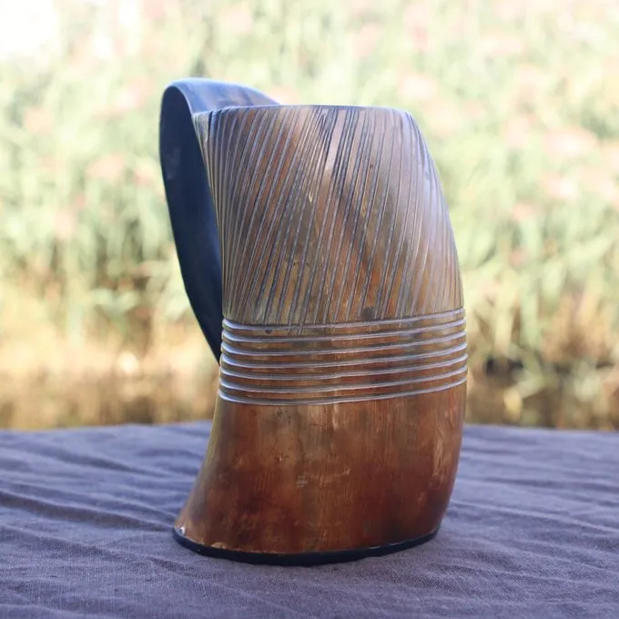 Epic Armoury Wiking Horn Becher Hofstadir, 0,6L 2 Epic Armoury Wiking Horn Becher Hofstadir, 0,6L – Bild 2